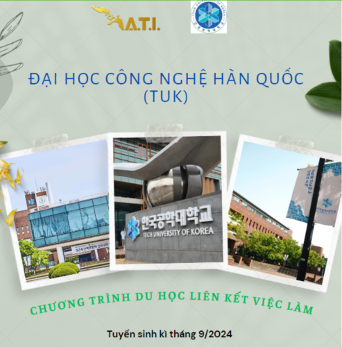 ĐẠI HỌC CÔNG NGHỆ HÀN QUỐC (TUK - 한국공학대학교)  - DU HỌC LIÊN KẾT - VỪA HỌC VỪA LÀM