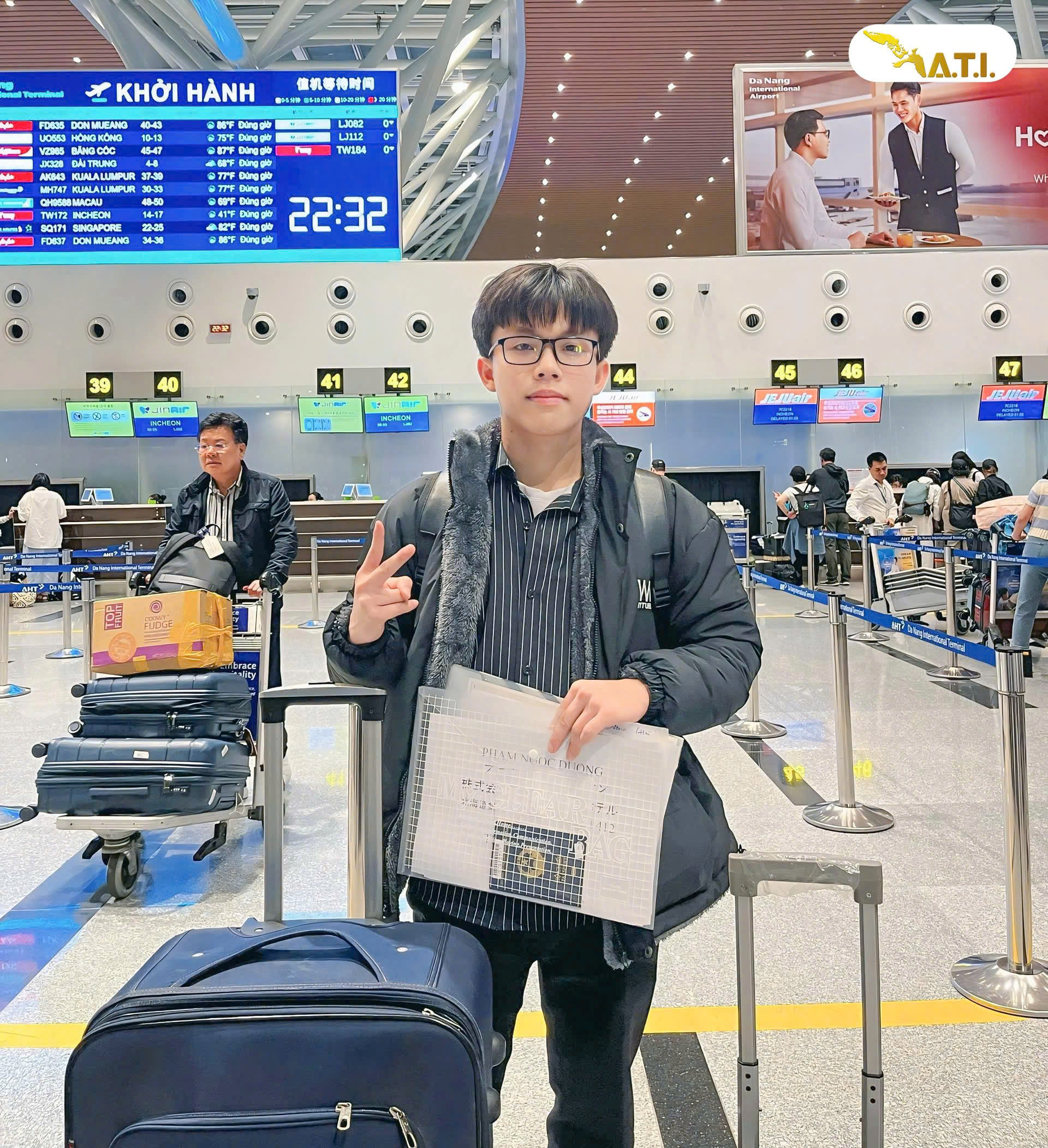 Bạn Phạm Ngọc Dương tham gia thực tập tại Nhật Bản